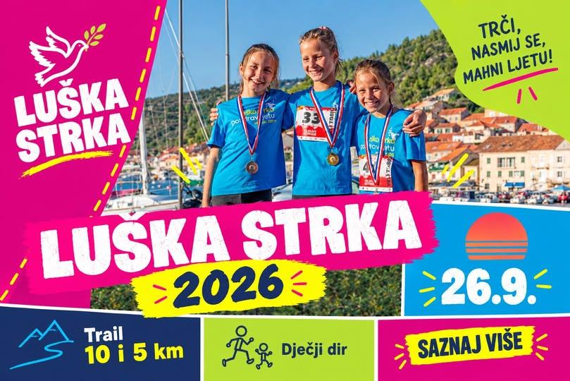 Predškolci na Vela Luka Outdoors 2026.