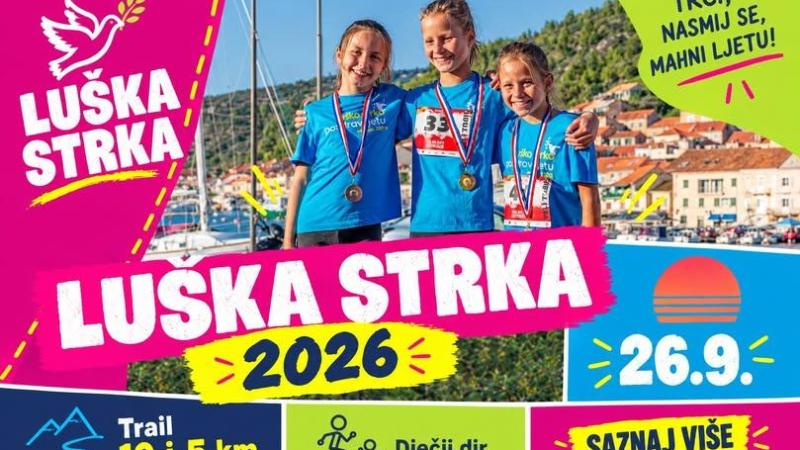 Predškolci na Vela Luka Outdoors 2026.